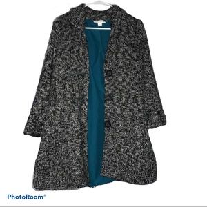 🎉HP🎉Pendleton Grey & Black Knit Coat/ Cardigan